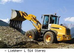 Фронтальные погрузчики колесные Liebherr L 514 Stereo