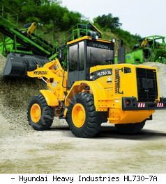 Фронтальные погрузчики колесные Hyundai HL 730-7A
