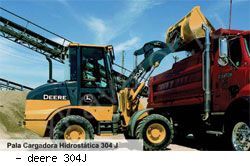 Мини-погрузчики фронтальные John Deere 304J