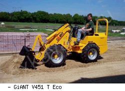 Мини-погрузчики фронтальные GiANT V451 T Eco