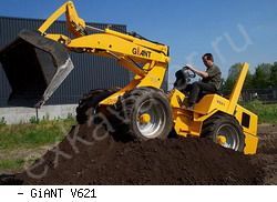 Мини-погрузчики фронтальные GiANT V621
