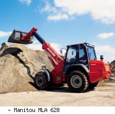 Мини-погрузчики фронтальные Manitou MLA 628