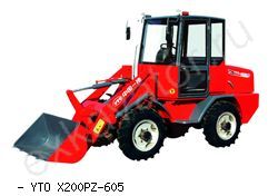 Мини-погрузчики фронтальные YTO X200PZ-605