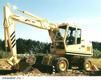 Колесные экскаваторы Атек 851