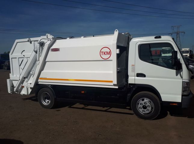 Мусоровозы Тверькоммаш ТКМ-481 на шасси Mitsubishi Fuso Canter