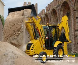Экскаваторы-погрузчики Komatsu WB91R-5