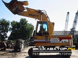Колесные экскаваторы Broyt X42WF