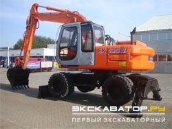 Колесные экскаваторы Hitachi EX135W