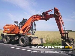Колесные экскаваторы Hitachi FH130W-3