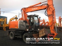 Колесные экскаваторы Hitachi ZX140W