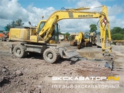 Колесные экскаваторы Komatsu PW150ES-6K