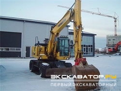Колесные экскаваторы Komatsu PW160ES-7