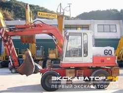 Колесные экскаваторы Poclain 60P