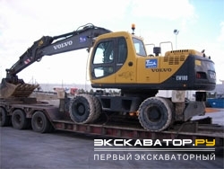 Колесные экскаваторы Volvo EW180