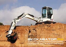 Гусеничные экскаваторы Terex TC75