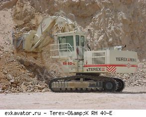 Карьерные экскаваторы гидравлические Terex-O&K RH 40-E