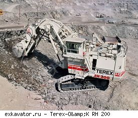 Карьерные экскаваторы гидравлические Terex-O&K RH 200