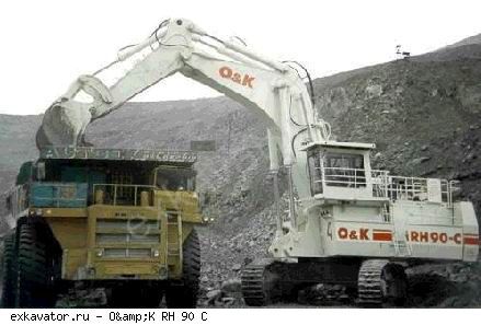 Карьерные экскаваторы гидравлические O&K RH 90 C