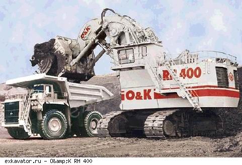 Карьерные экскаваторы гидравлические O&K RH 400
