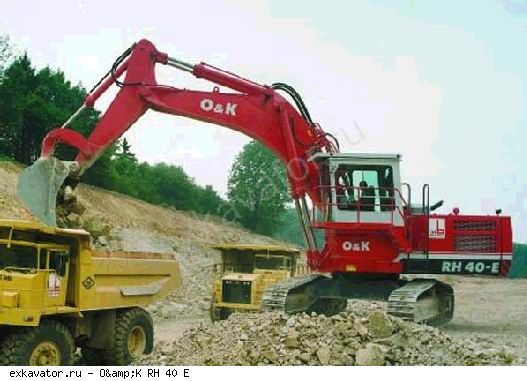 Карьерные экскаваторы гидравлические O&K RH 40 E