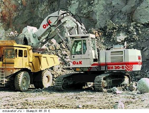 Карьерные экскаваторы гидравлические O&K RH 30 E