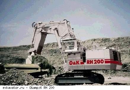 Карьерные экскаваторы гидравлические O&K RH 200