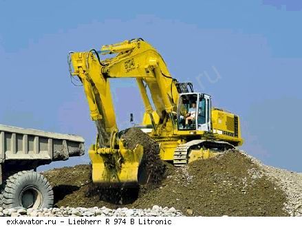 Карьерные экскаваторы гидравлические Liebherr R 974 B Litronic