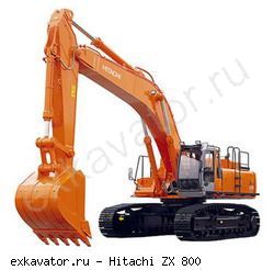 Карьерные экскаваторы гидравлические Hitachi ZX800 обратная лопата