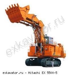 Карьерные экскаваторы гидравлические Hitachi EX5500-5