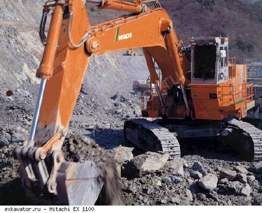 Карьерные экскаваторы гидравлические Hitachi EX1100