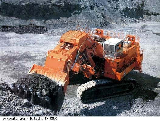 Карьерные экскаваторы гидравлические Hitachi EX5500