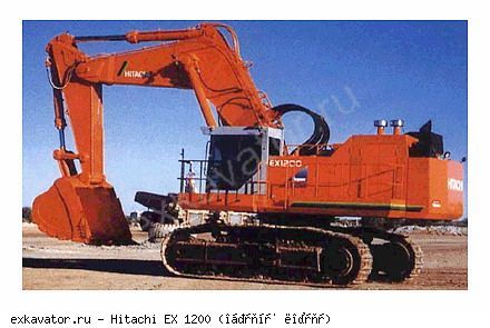 Карьерные экскаваторы гидравлические Hitachi EX1200 обратная лопата