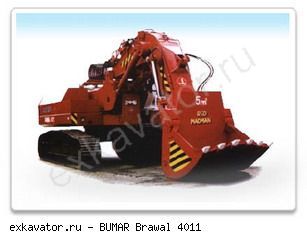 Карьерные экскаваторы гидравлические BUMAR Brawal 4011