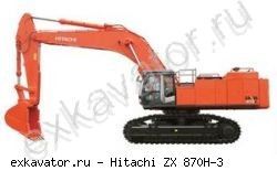 Карьерные экскаваторы гидравлические Hitachi ZX870H-3