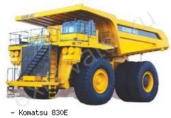 Карьерные самосвалы внедорожные Komatsu 830E