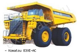 Карьерные самосвалы внедорожные Komatsu 830E-AC