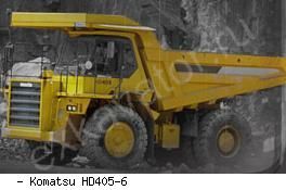 Карьерные самосвалы внедорожные Komatsu HD405-6
