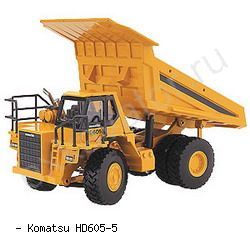 Карьерные самосвалы внедорожные Komatsu HD605-5