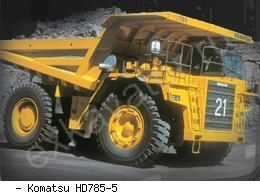 Карьерные самосвалы внедорожные Komatsu HD785-5