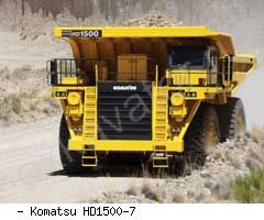 Карьерные самосвалы внедорожные Komatsu HD1500-7