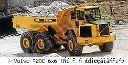 Шарнирно-сочлененные самосвалы Volvo A20C 6x6
