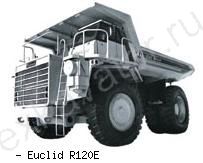 Карьерные самосвалы внедорожные Euclid R120E