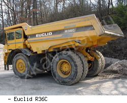 Карьерные самосвалы внедорожные Euclid R36C