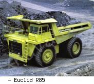 Карьерные самосвалы внедорожные Euclid R85