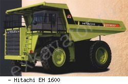Карьерные самосвалы внедорожные Hitachi EH 1600
