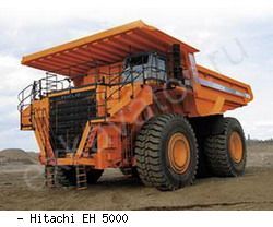 Карьерные самосвалы внедорожные Hitachi EH 5000