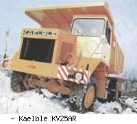 Карьерные самосвалы внедорожные Kaelble KV25AR