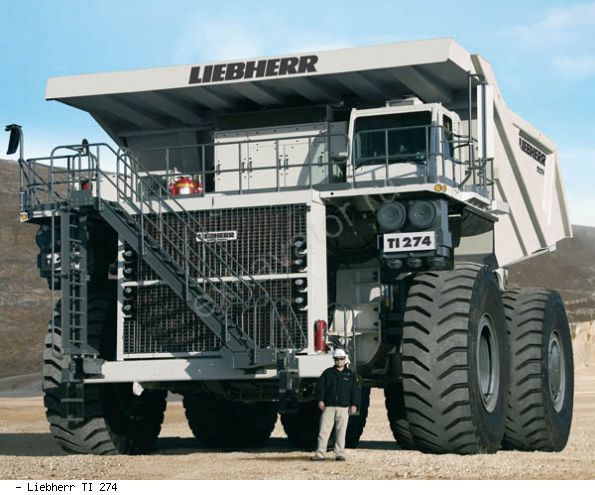 Карьерные самосвалы внедорожные Liebherr TI274