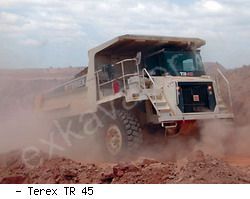 Карьерные самосвалы внедорожные Terex TR 45 