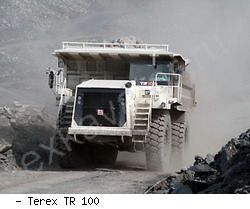Карьерные самосвалы внедорожные Terex TR 100
